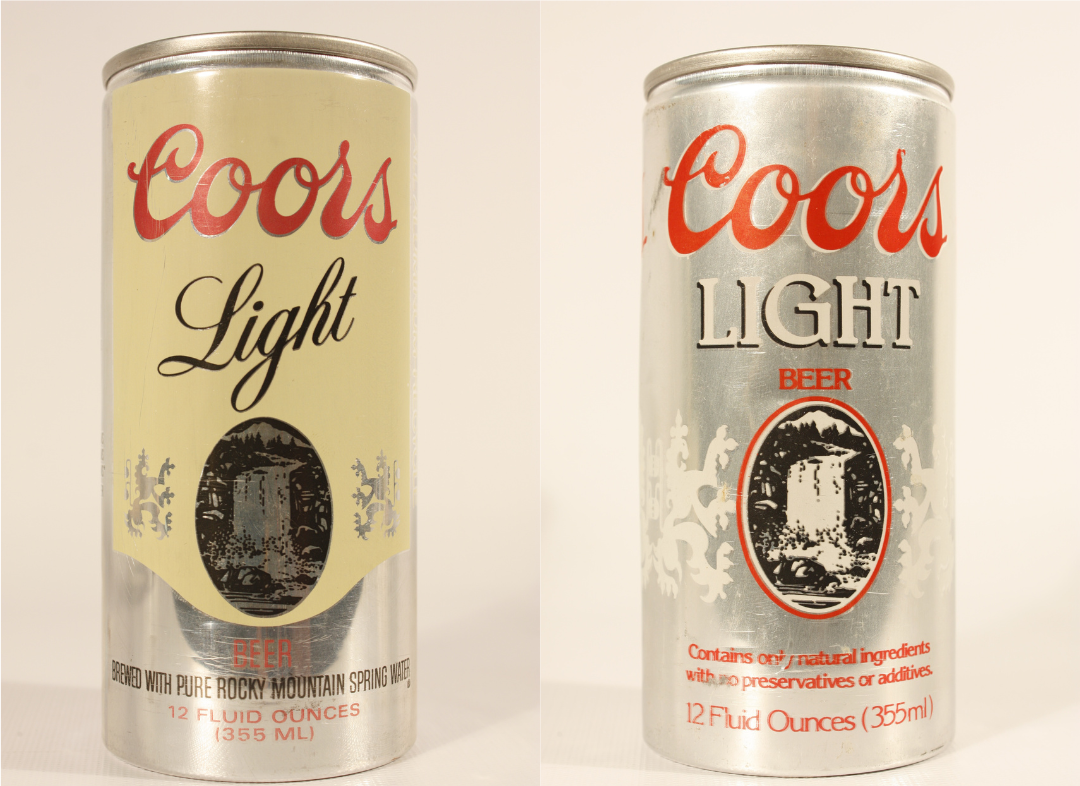 Coors Light cans
