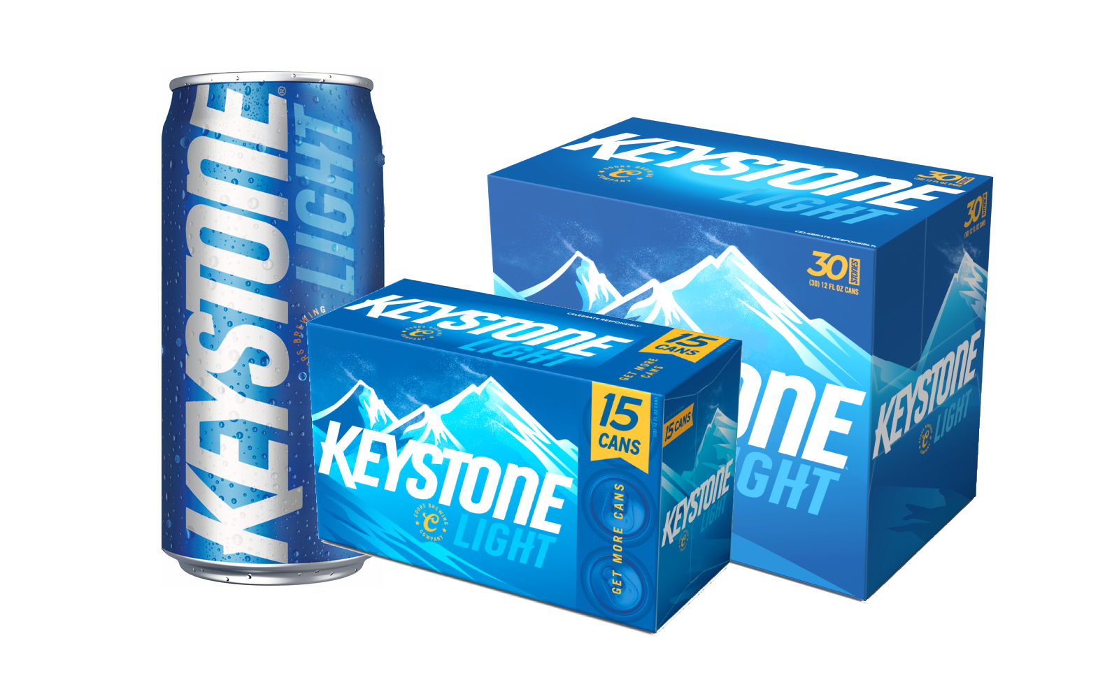 Keystone Light packaging
