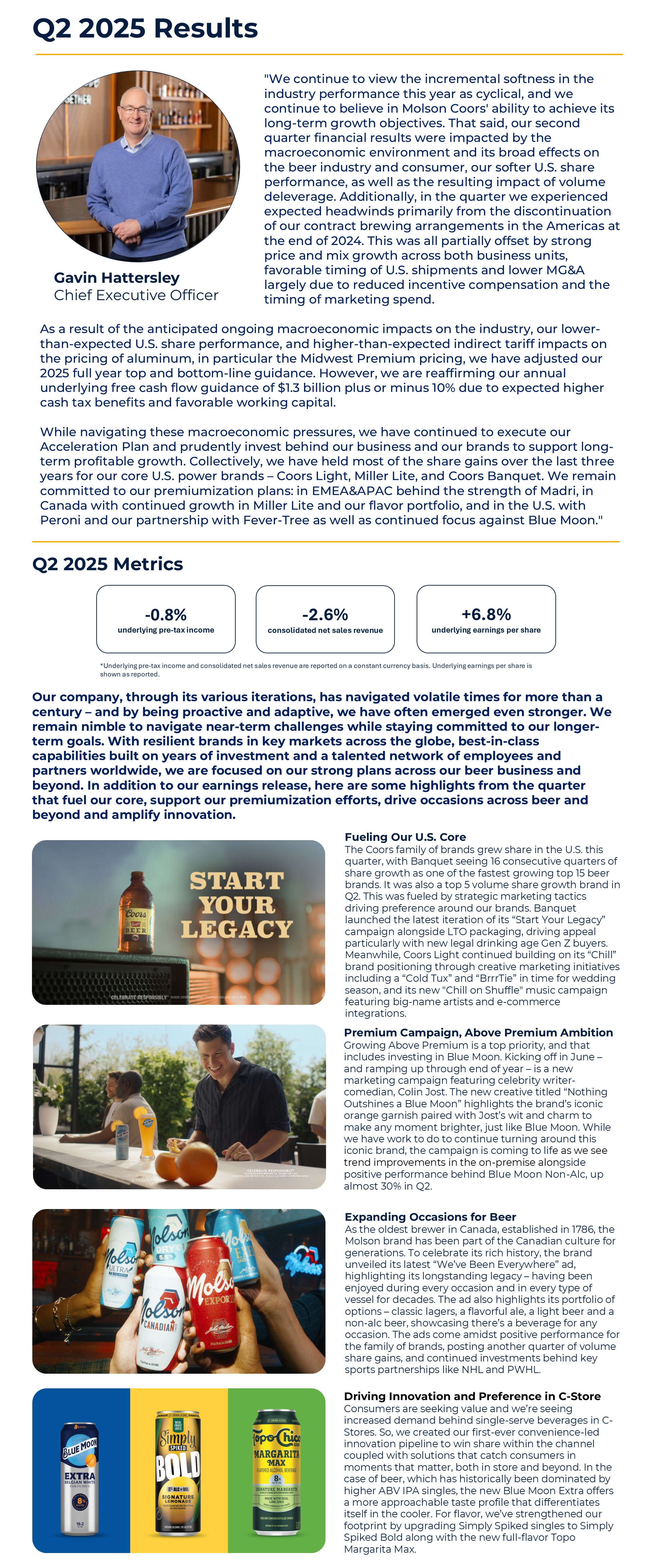 Molson Coors Q2 2025 Earnings