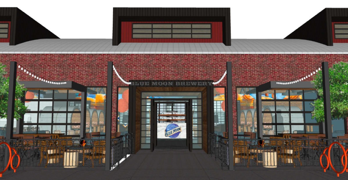 Renderings of Blue Moon’s RiNo brewery