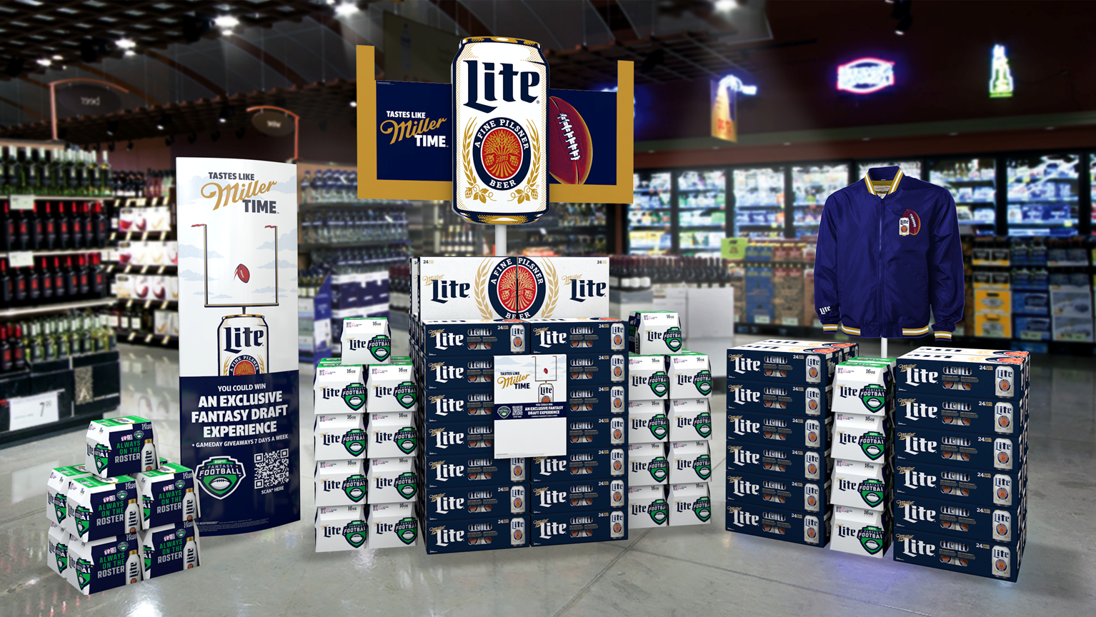 Miller Lite display