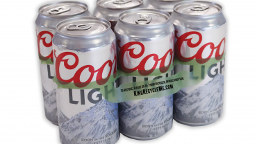 Sustainable Coors Light packaging