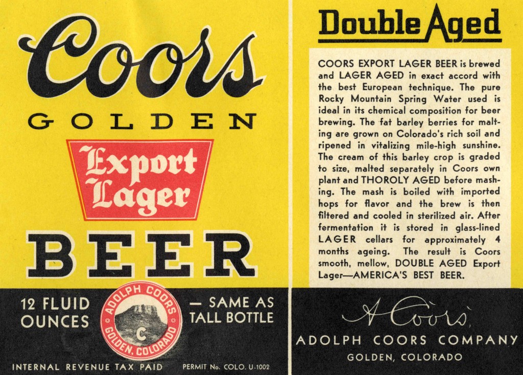 Thoroly Aged Coors