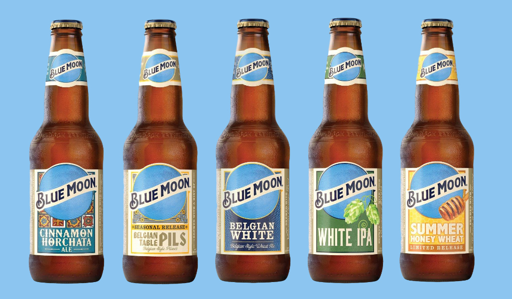 Blue Moon labels