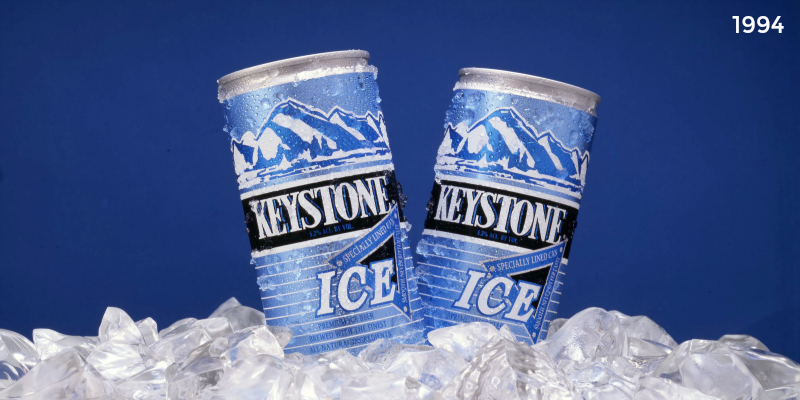 Keystone Ice beer 1994