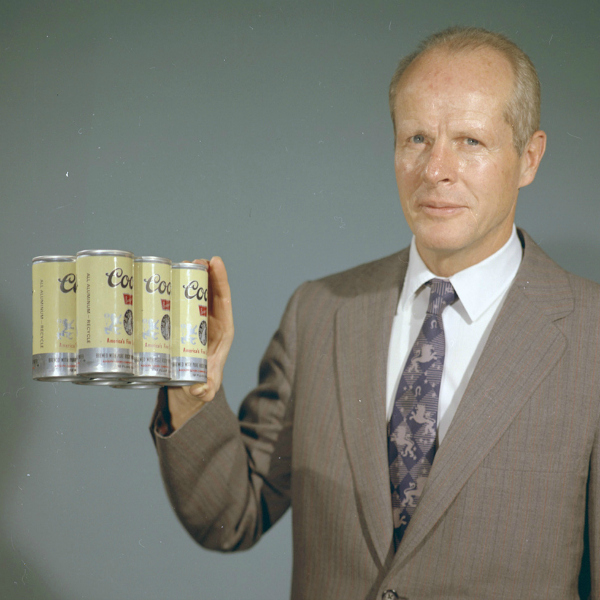 Bill Coors aluminum can 1959