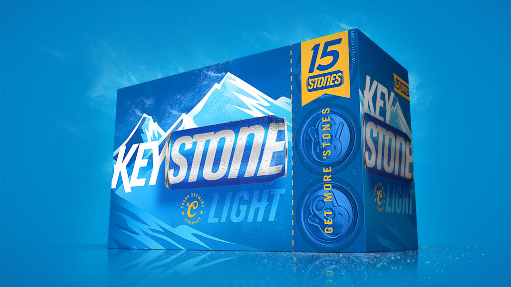 Keystone Light 15-pack economy beers