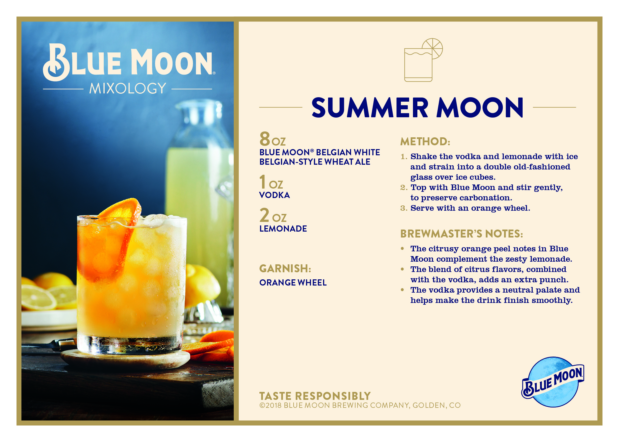 Blue Moon Dives Into Mixology Creates