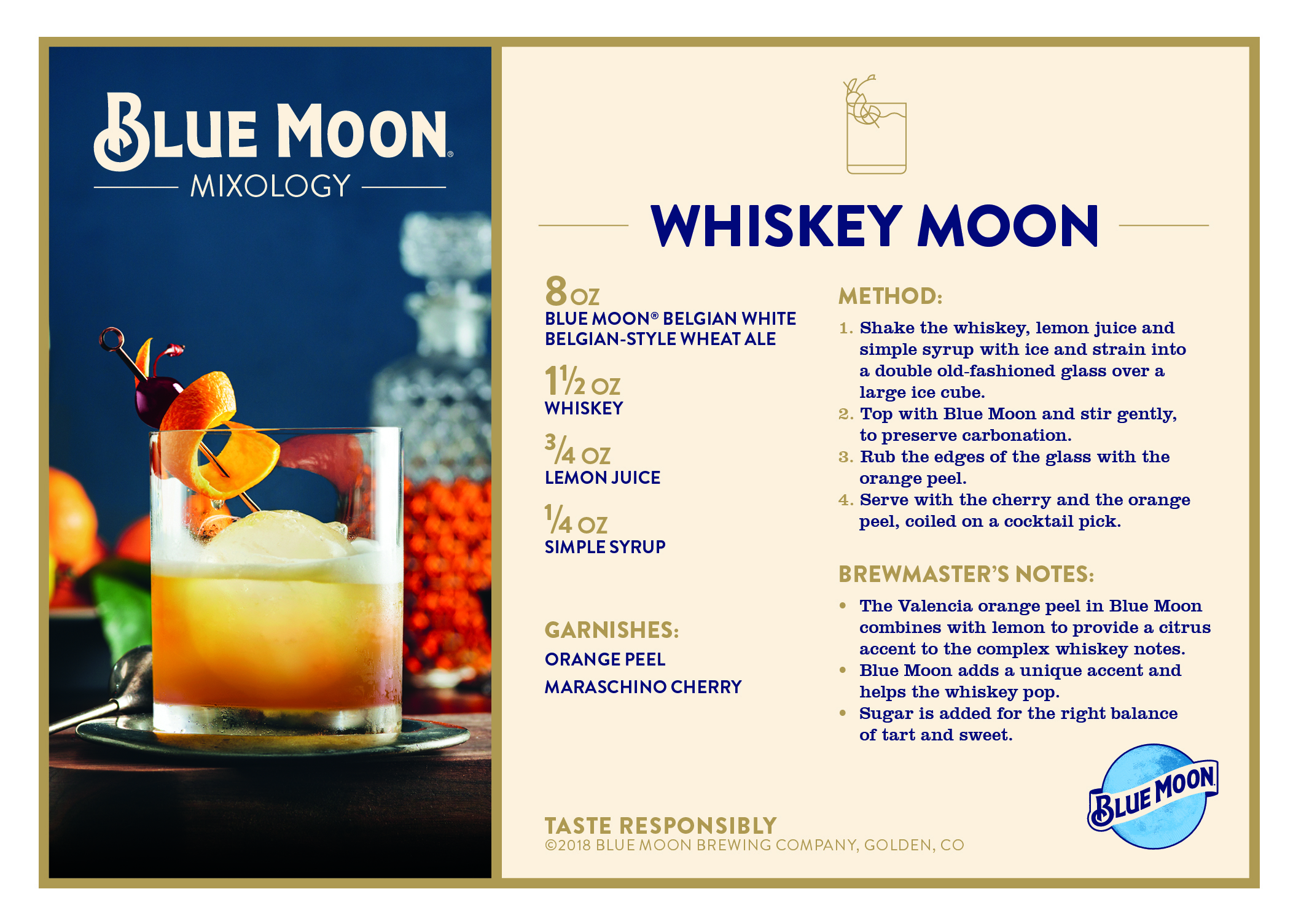 Blue Moon Dives Into Mixology Creates